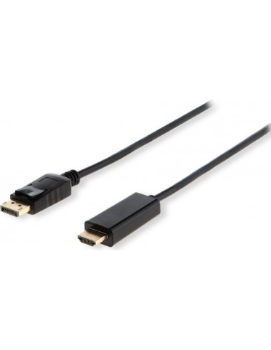 Kabel Elmak DisplayPort - HDMI 1.5m czarny (SAVIO CL-56)
