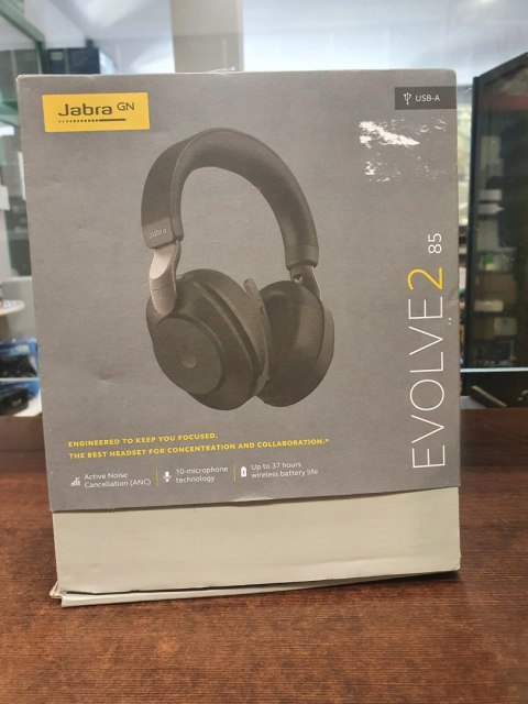 Bezprzewodowy zestaw słuchawkowy Bluetooth 5.0 Jabra EVOLVE 2 85 Bezprzewodowy zestaw słuchawkowy Bluetooth 5.0 Jabra EVOLVE 2 85