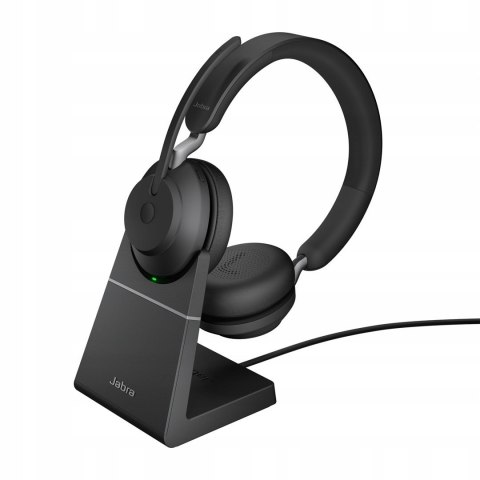 Zestaw Słuchawkowy Bezprzewodowy Jabra Evolve2 65 UC stereo + LS black USB- Zestaw Słuchawkowy Bezprzewodowy Jabra Evolve2 65 UC stereo + LS black USB-