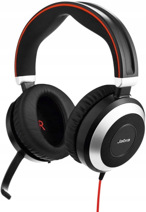 Słuchawki Jabra Evolve 80 UC Stereo z redukcją szumów - USB-C i jack 3,5 mm Słuchawki Jabra Evolve 80 UC Stereo z redukcją szumów - USB-C i jack 3,5 mm