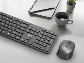 Klawiatura + mysz ZOY ZKM888 kolor czarny