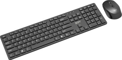 Klawiatura + mysz ZOY ZKM888 kolor czarny