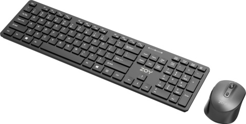 Klawiatura + mysz ZOY ZKM888 kolor czarny