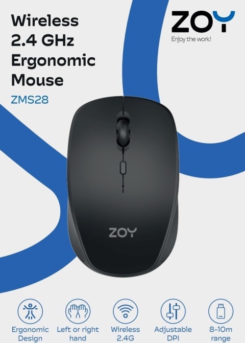 Mysz ZOY ZMS28 czarna