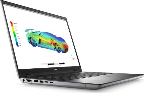 Dell Precision 7670, i9-12950HX, 32GB, DYSK SSD 500 GB + 500 GB, NVIDIA RTX A2000, WQUXGA, Windows 11 Pro